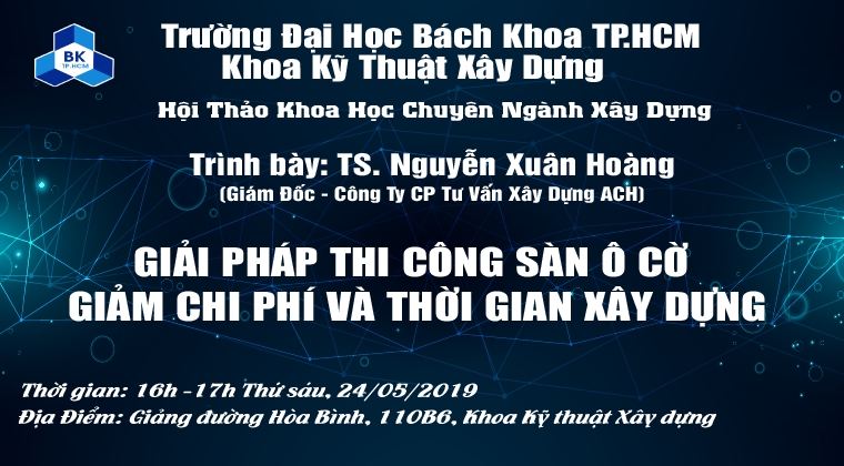 hội thảo công nghệ khoa kỹ thuật xây dựng tại đại học bách khoa tp.hcm